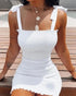 Sexy Women's Bodycon Mini Dress Summer Fashion Sling Strapless Pencil Tank Dress